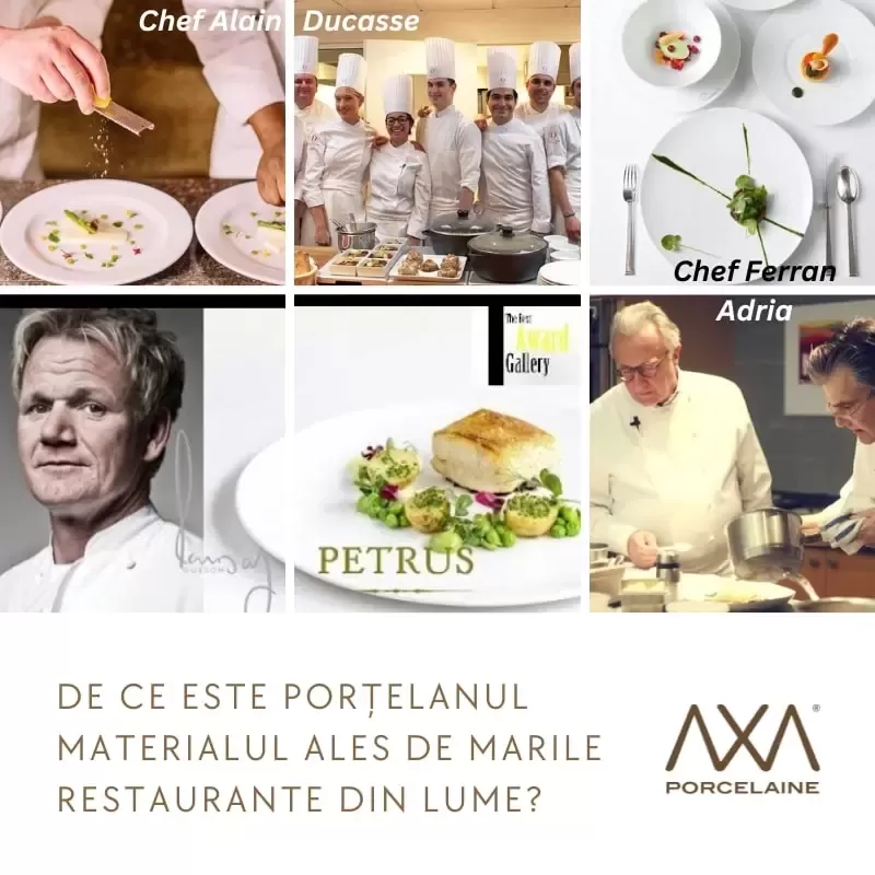 Why is porcelain the material of choice for the world's great restaurants ?