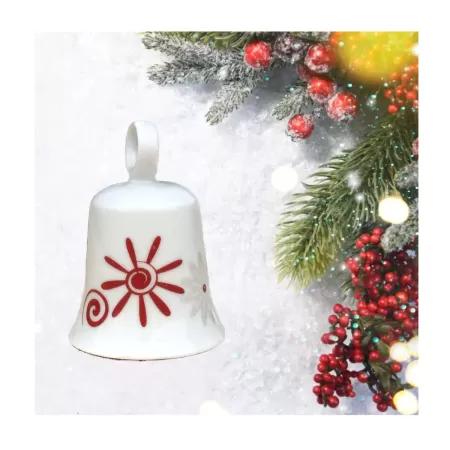 Set 3 clopotei portelan de Craciun Venus Miracle