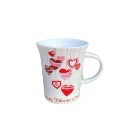 Ceasca ceai RED HEARTS (2 buc)