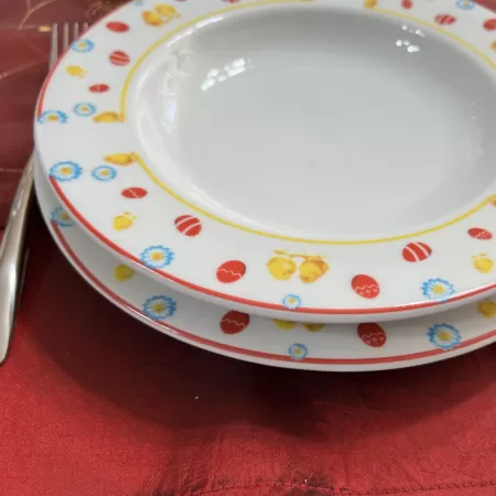 EASTER dinner set 6 settings