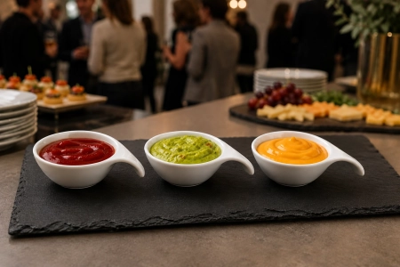 Set of 6 mini bowls with handles