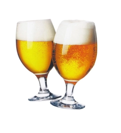 Set of 6 BISTR beer glasses 400 ml
