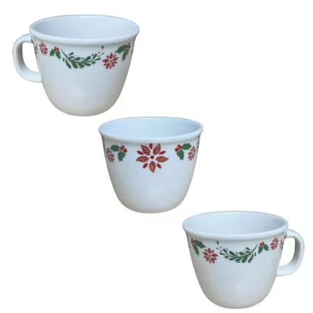 Set 6 cesti decor ghirlanda de Craciun