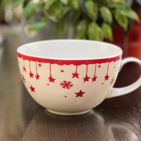 Set ceasca si farfurie STELE CAZATOARE