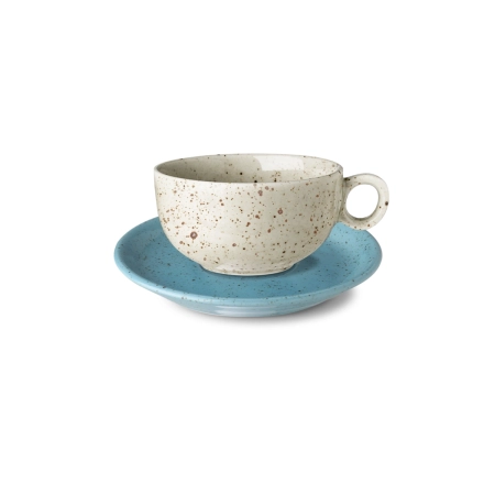 LIFESTYLE DEEP LAGOON set of 6 espresso saucers