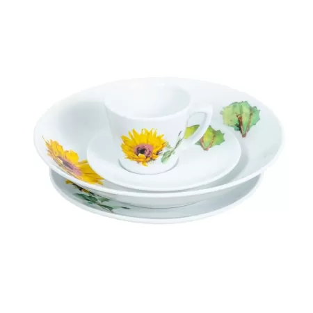 SUNFLOWER Cappuccino cup and saucer