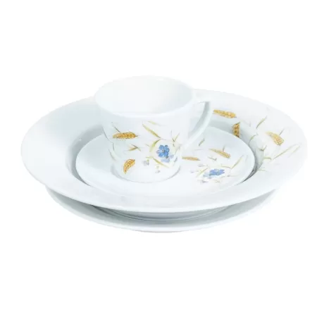 WHEAT SPICE cappuccino cup and saucer (6 pcs)