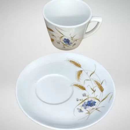 WHEAT SPICE cappuccino cup and saucer (6 pcs)
