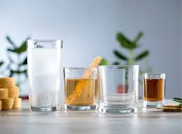 Set of 12 CHILE juice glasses 270 ml