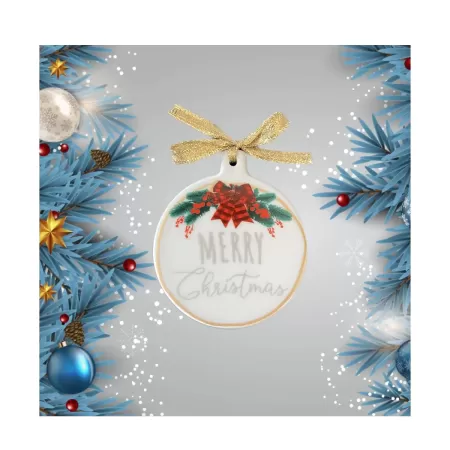 Set 4 globuri MERRY CHRISTMAS