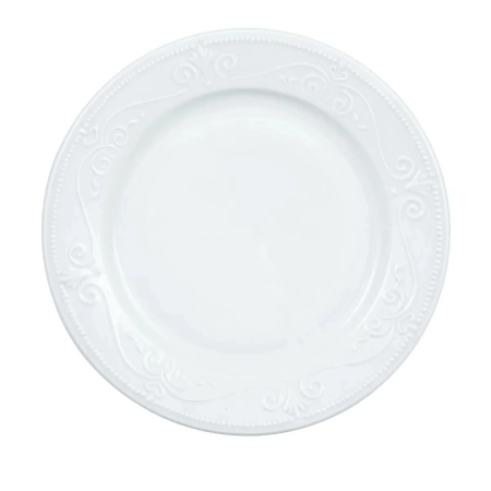 Dublin plain plate 25 cm set 4 pcs