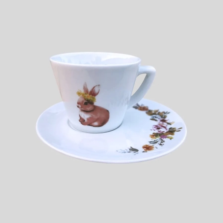 Serviciu de masa EASTER BUNNIES pentru 6 persoane