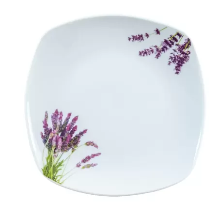 Serviciu de masa patrat décor LAVANDA (6 persoane)