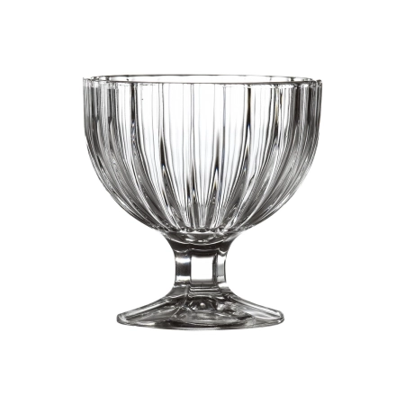 Set of 6 ice cream Flamengo glass cups 300 ml