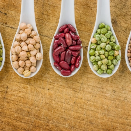 Set of 6 porcelain spoons