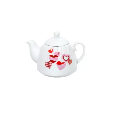 RED HEARTS tea for one set Magic