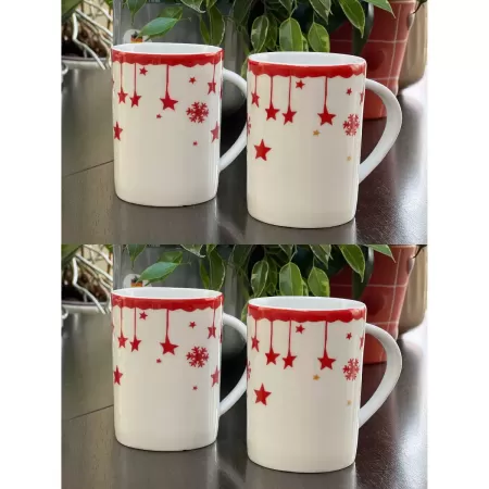 Set 4 cani de ceai STELE CAZATOARE