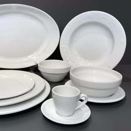 Ceasca si farfurie espresso CF 119R (6 buc)