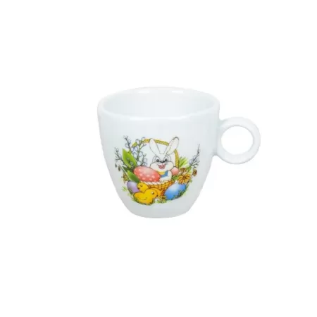 Set 4 cesti cu decor Iepuraș de Pasti