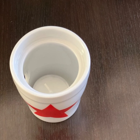 Set 2 suporți lumanari CRACIUN LUMINOS