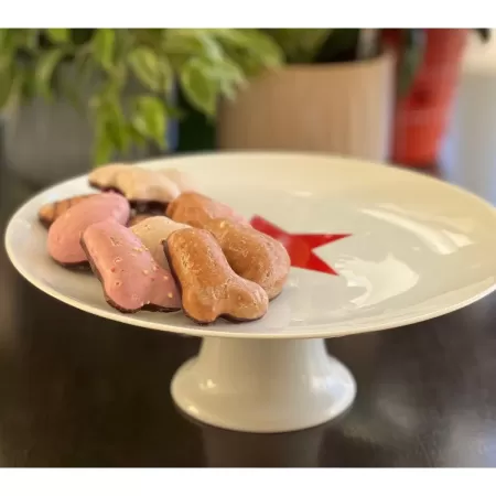 Farfurie tort cu picior STEAUA CRACIUNULUI